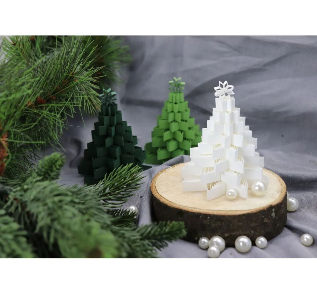 papier+ideen Quilling|Papier-Bastelsets>Quilling-Set "Galaxy Baum"