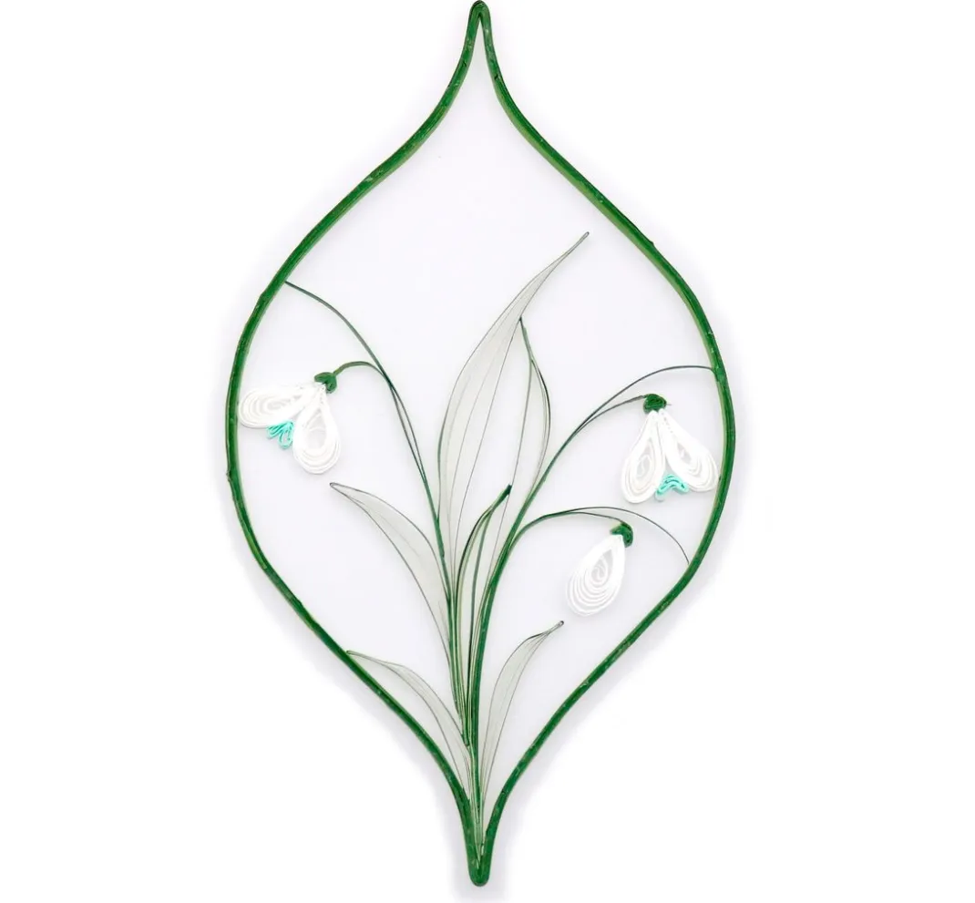 papier+ideen Quilling|Papierstreifen>Quilling-Set "Schneeglöckchen"