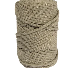 Rayher Häkeln|Häkelgarn>Recycling Garn mit Goldfaden, Ø 4mm