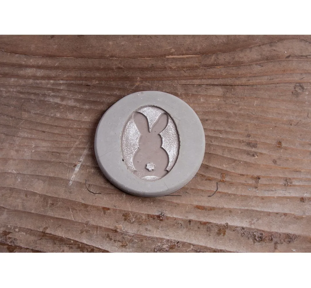 Rayher Seifen-Design|Gießformen>Reliefeinlage "Hase", oval