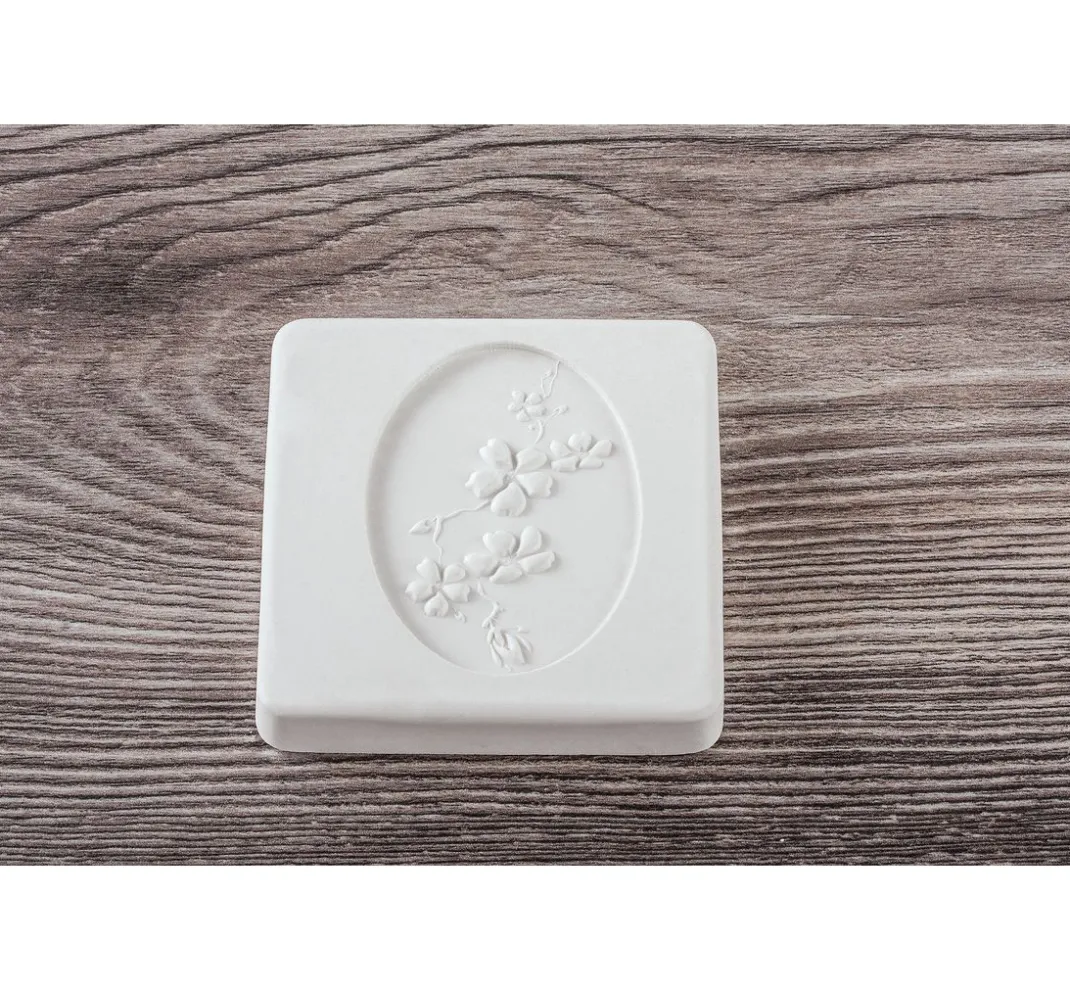 Rayher Seifen-Design|Gießformen>Reliefeinlage "Kirschblüte", oval