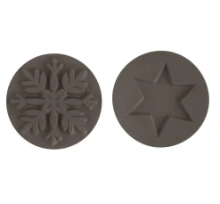 Rayher Seifen-Design|Gießformen>Reliefeinlage "Schneeflocke + Stern"