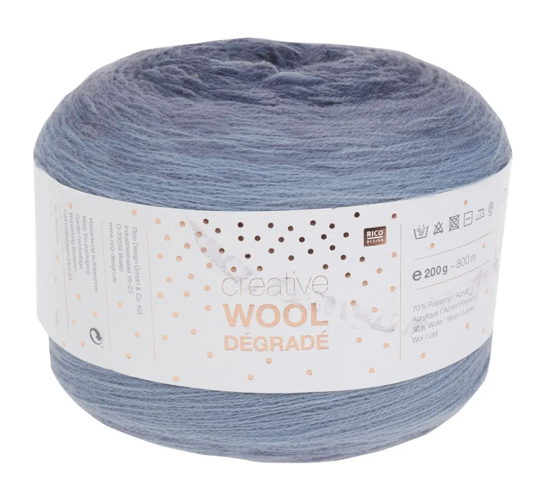Rico Design Effektwolle|Lace Garn>Rico Creative Wool Dégradé