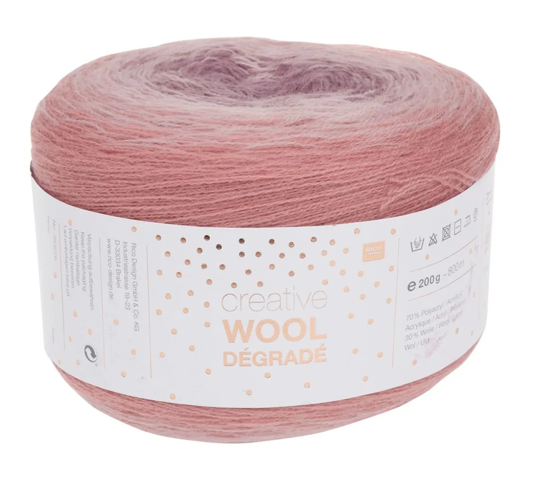 Rico Design Effektwolle|Lace Garn>Rico Creative Wool Dégradé