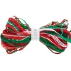 Rico Design Sets|Bänder>Bänder-Set "Lucky dip", Rot-Grün