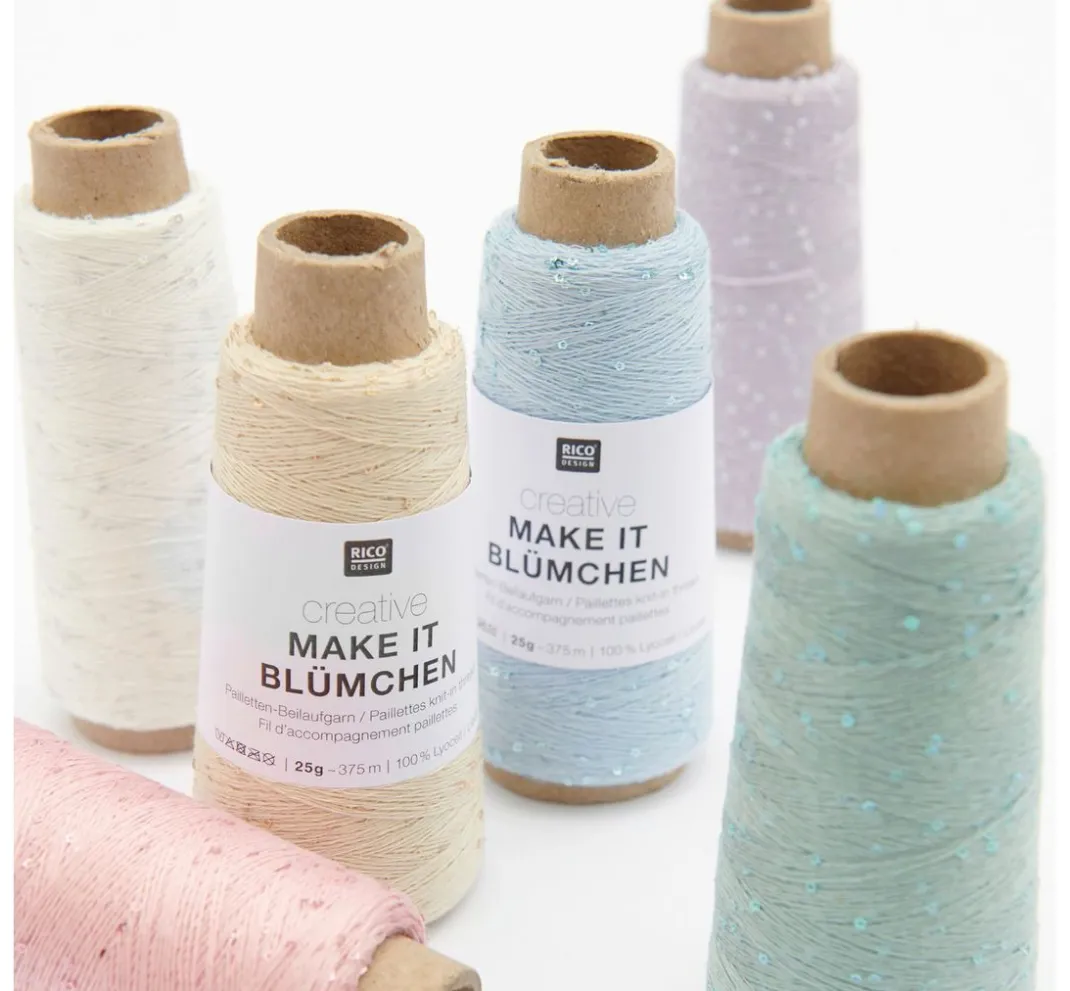 Rico Design Effektwolle|Beilaufgarn>Creative "Make It Blümchen"