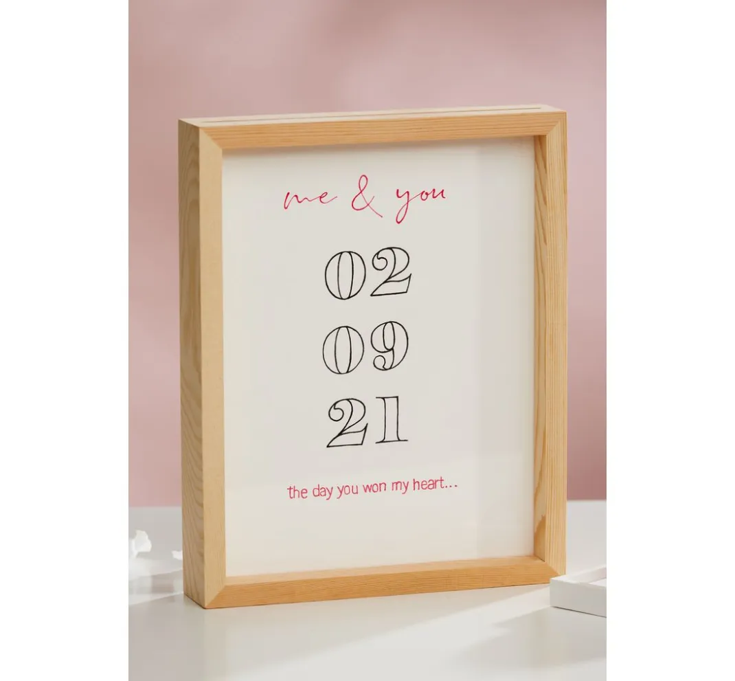Rico Design Holz, Mdf & Pappmaché>Holzrahmen Natur mit doppelter Acrylscheibe