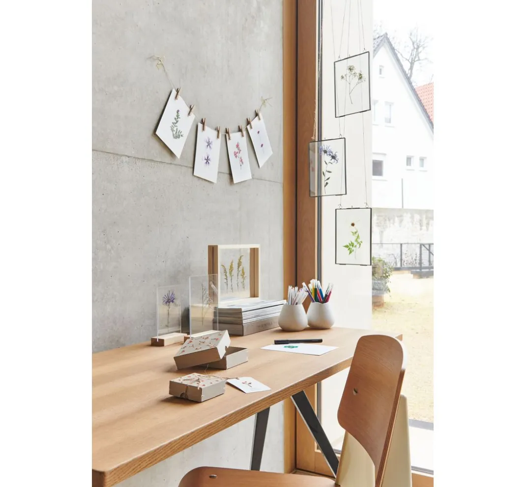 Rico Design Holz, Mdf & Pappmaché>Holzrahmen Natur mit doppelter Acrylscheibe