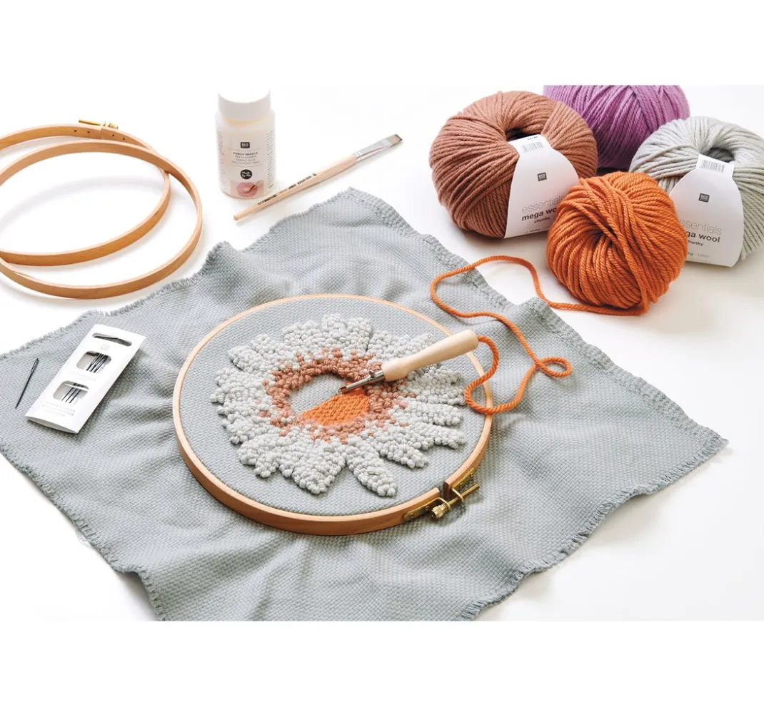 Rico Design Sticken|Sticknadeln>Punch Needle Holz