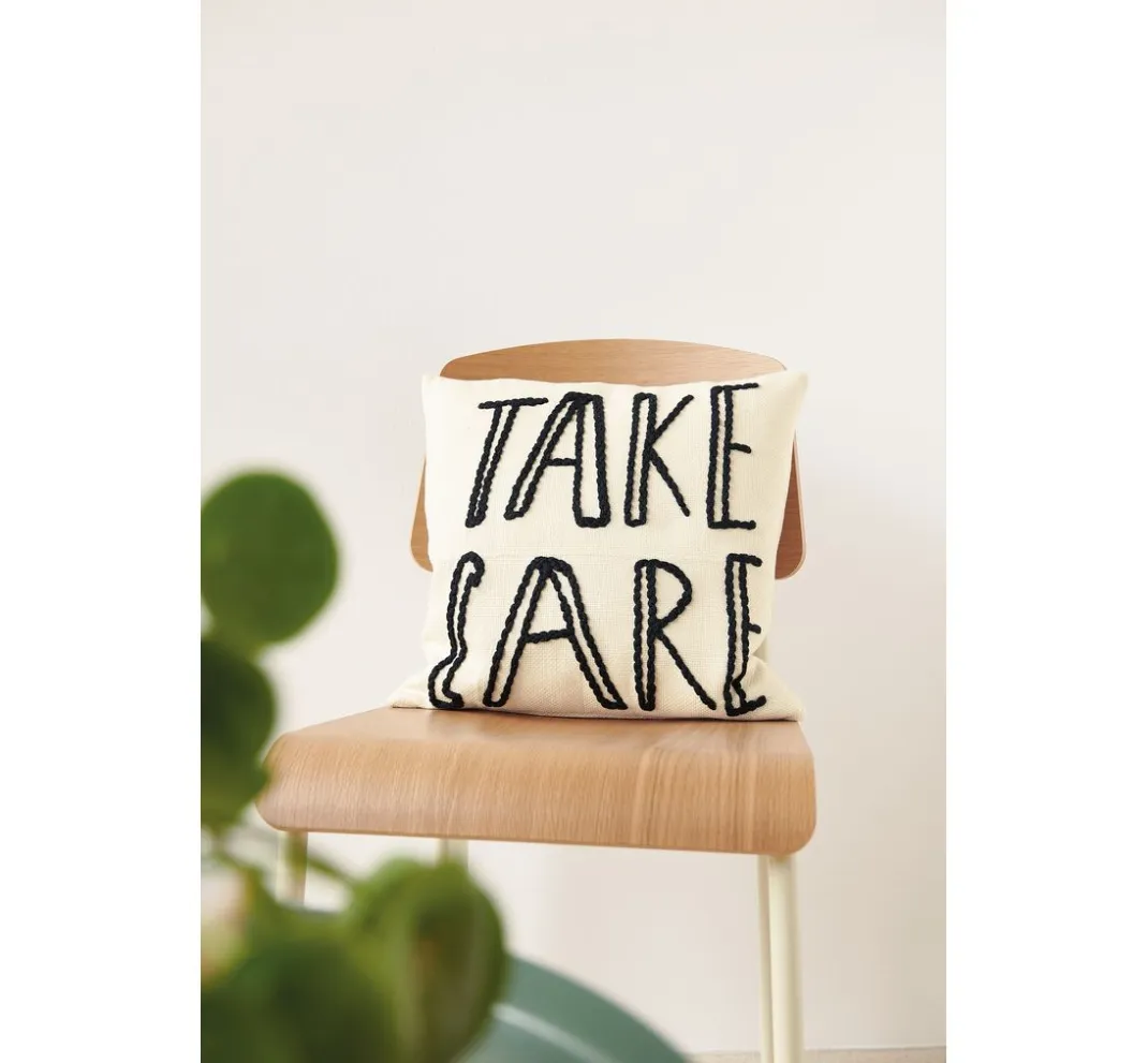 Rico Design Stickset|Sticken>Punch Needle Packung "Kissen Take Care"