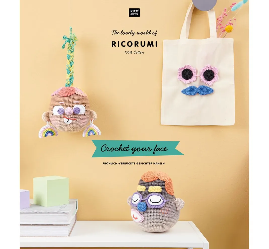 Rico Design Häkeln|Häkelanleitungen>Ricorumi "Crochet Your Face"