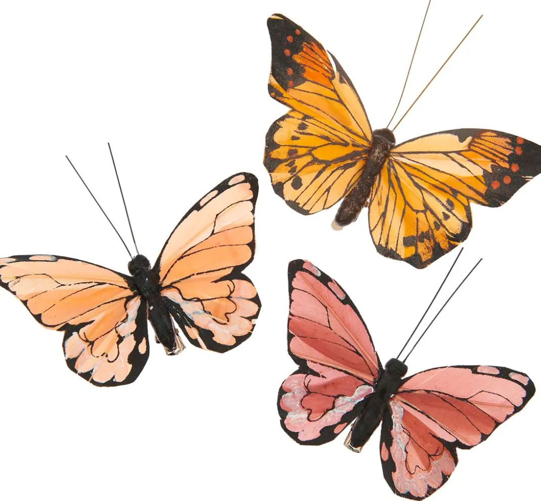 Rico Design Dekofiguren & -Objekte>"Schmetterling mit Clip"