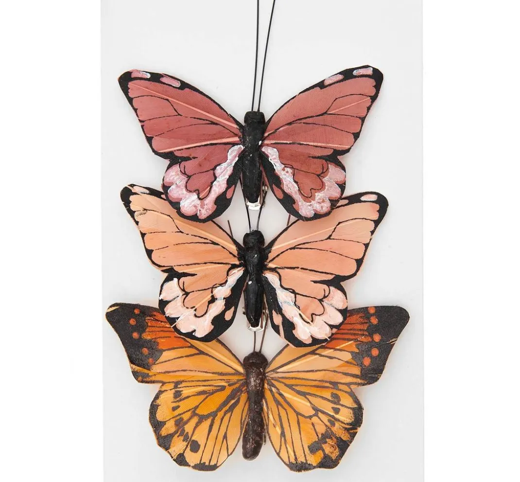 Rico Design Dekofiguren & -Objekte>"Schmetterling mit Clip"