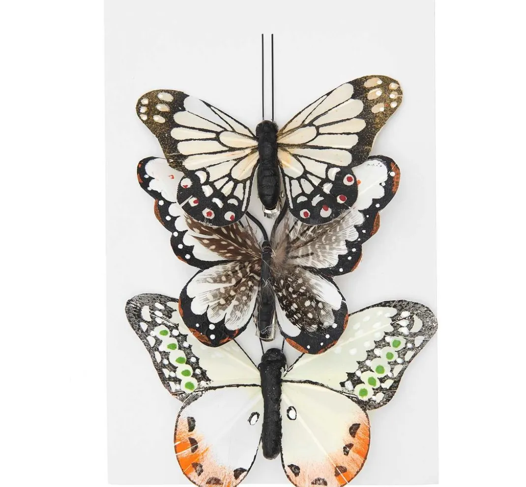 Rico Design Dekofiguren & -Objekte>"Schmetterling mit Clip"