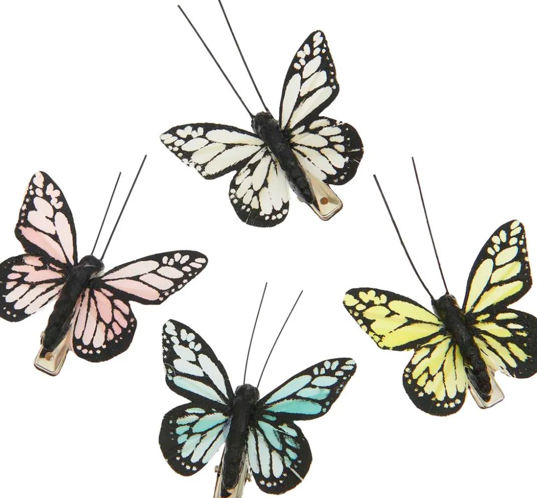 Rico Design Dekofiguren & -Objekte>"Schmetterling mit Clip"