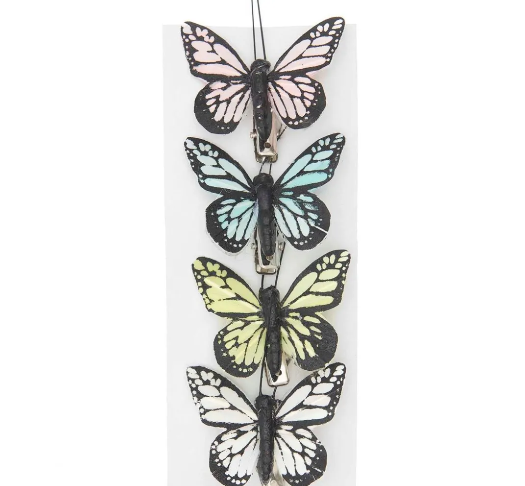 Rico Design Dekofiguren & -Objekte>"Schmetterling mit Clip"