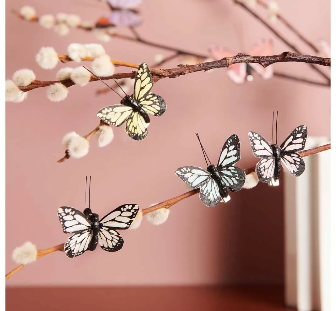 Rico Design Dekofiguren & -Objekte>"Schmetterling mit Clip"