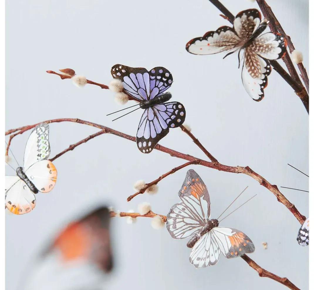 Rico Design Dekofiguren & -Objekte>"Schmetterling mit Clip"