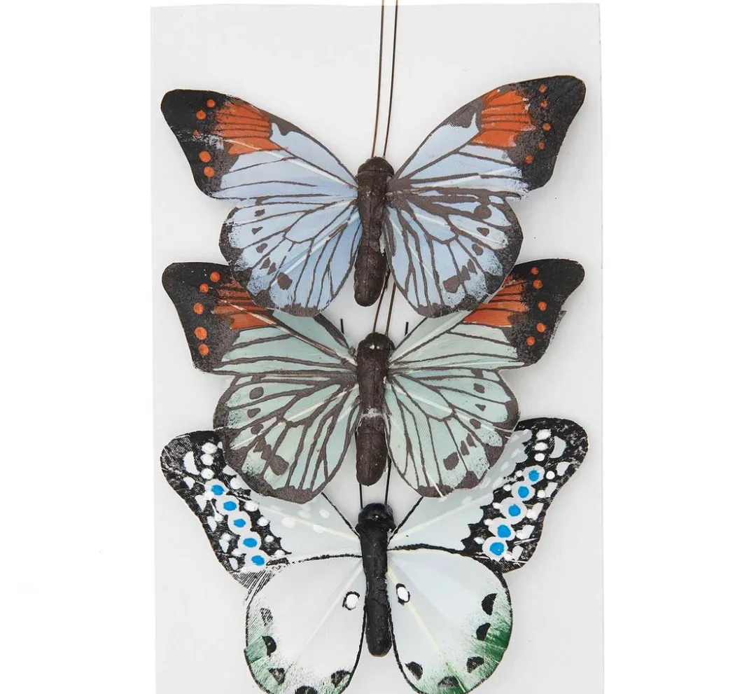 Rico Design Dekofiguren & -Objekte>"Schmetterling mit Clip"