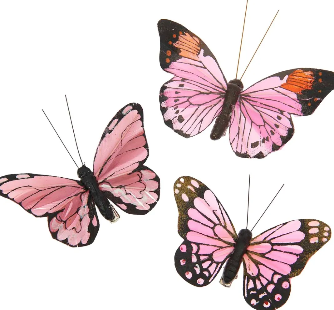 Rico Design Dekofiguren & -Objekte>"Schmetterling mit Clip"