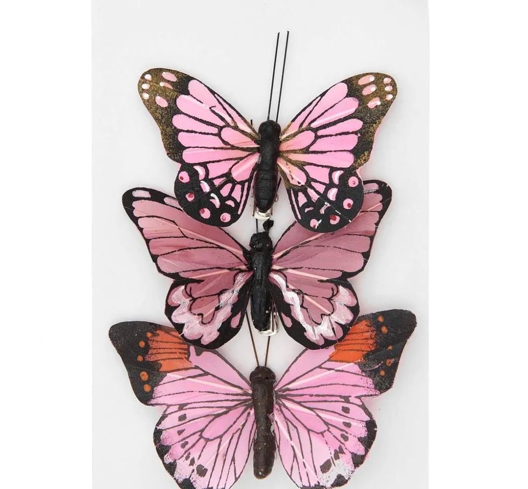 Rico Design Dekofiguren & -Objekte>"Schmetterling mit Clip"