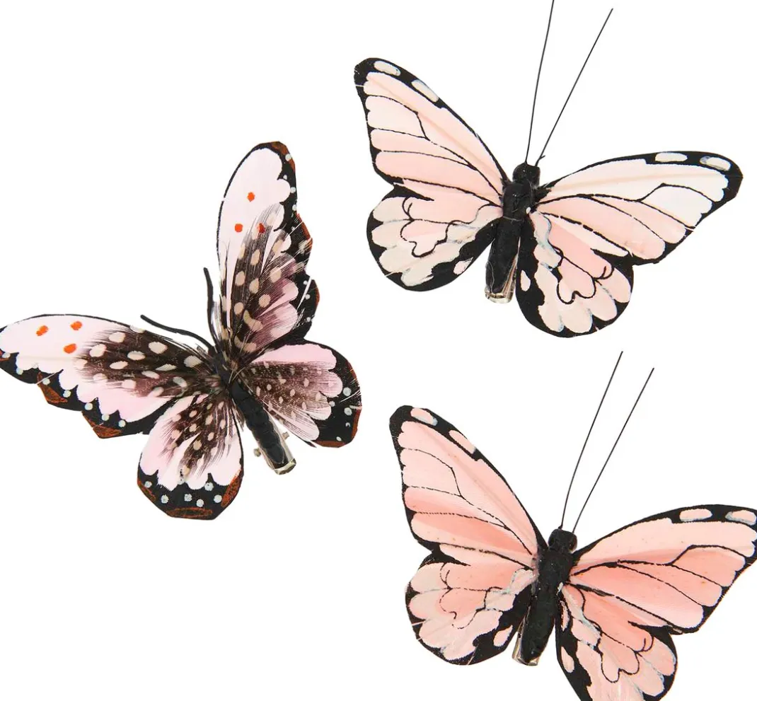 Rico Design Dekofiguren & -Objekte>"Schmetterling mit Clip"