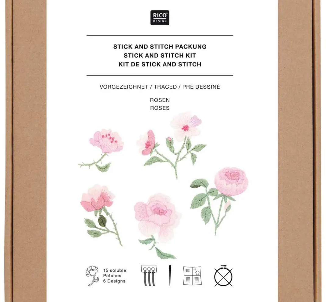 Rico Design Stickset|Sticken>Stick & Stitch Packung