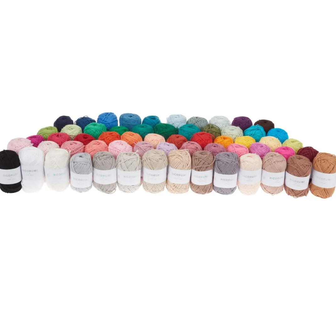 Rico Design Stricken|Strickwolle>Rico Ricorumi-Set "60 Farben"