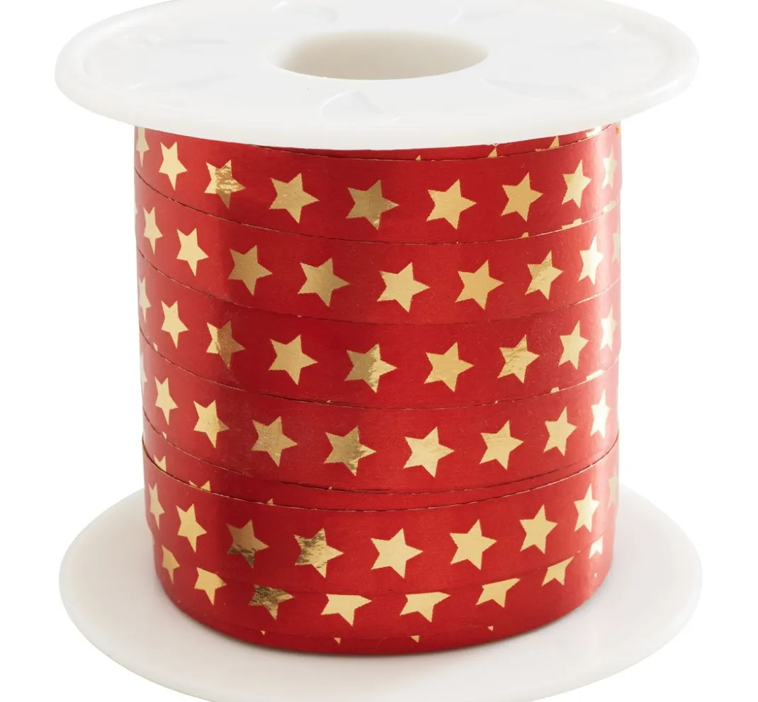 PRÄSENT Geschenk- & Ringelband>Ringelband "Christmas Star"