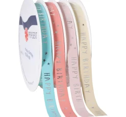 PRÄSENT Sets|Geschenk- & Ringelband>Ringelband "Happy Birthday"