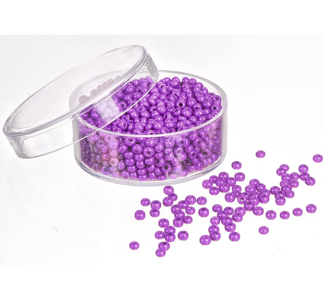 PRACHT Perlensterne|Rocailles>Rocailles, satte Farben, 2,6mm