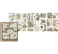 Stamperia Scrapbooking|Kartengestaltung>Rub On Sortiment "Herbarium Silvae"