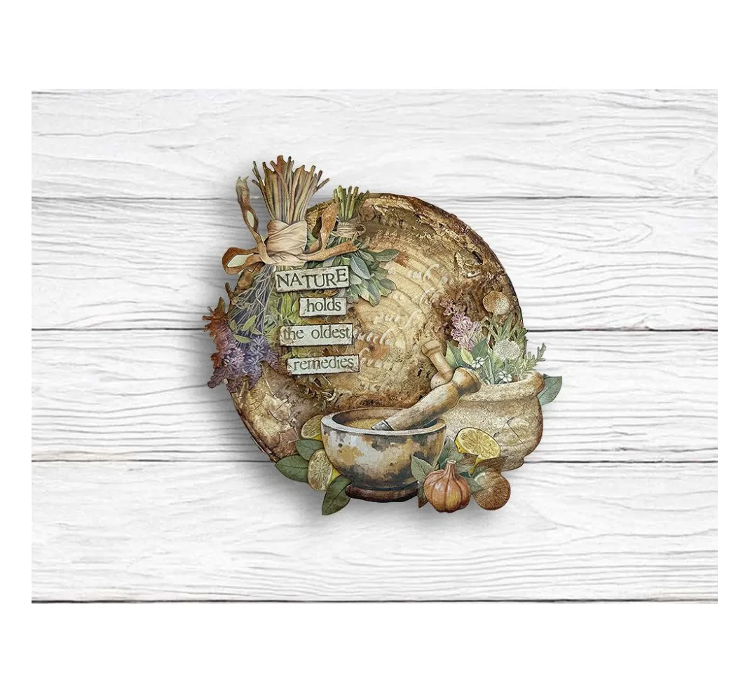 Stamperia Scrapbooking|Kartengestaltung>Rub On Sortiment "Herbarium Silvae"