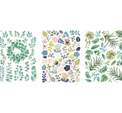 Rayher Kartengestaltung|Sticker & Klebebänder>Rub On Transferfolie "Botanical"