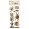 Stamperia Scrapbooking|Kartengestaltung>Rub On Transferfolie Coffee and Chocolate"