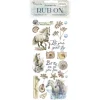 Stamperia Sticker & Klebebänder|Kartengestaltung>Rub On Transferfolie "Silent Sea - Horses"