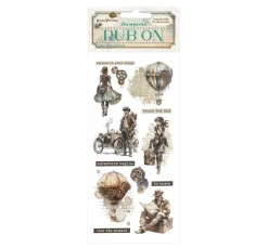 Stamperia Scrapbooking|Kartengestaltung>Rub On Transferfolie "Voyages Fantastiques"