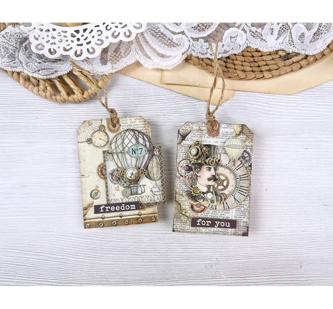 Stamperia Scrapbooking|Kartengestaltung>Rub On Transferfolie "Voyages Fantastiques"