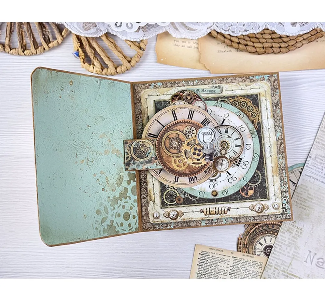 Stamperia Scrapbooking|Kartengestaltung>Rub On Transferfolie "Voyages Fantastiques"