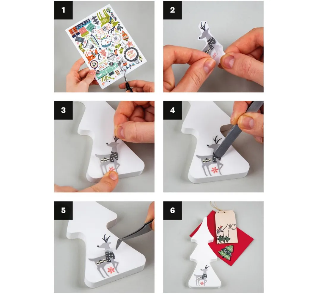 Rayher Scrapbooking|Kartengestaltung>Rub On Transferfolie "X-Mas"