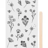 Heyda Scrapbooking|Kartengestaltung>Rubbel-Sticker "Blumen"