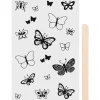 Heyda Scrapbooking|Kartengestaltung>Rubbel-Sticker "Schmetterlinge"