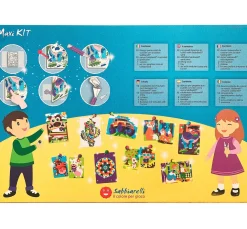Kinder Sabbiarelli Stifte & Marker|Sandbilder>Sabbiarell Sand-it for Fun Maxi kit Color&Shine