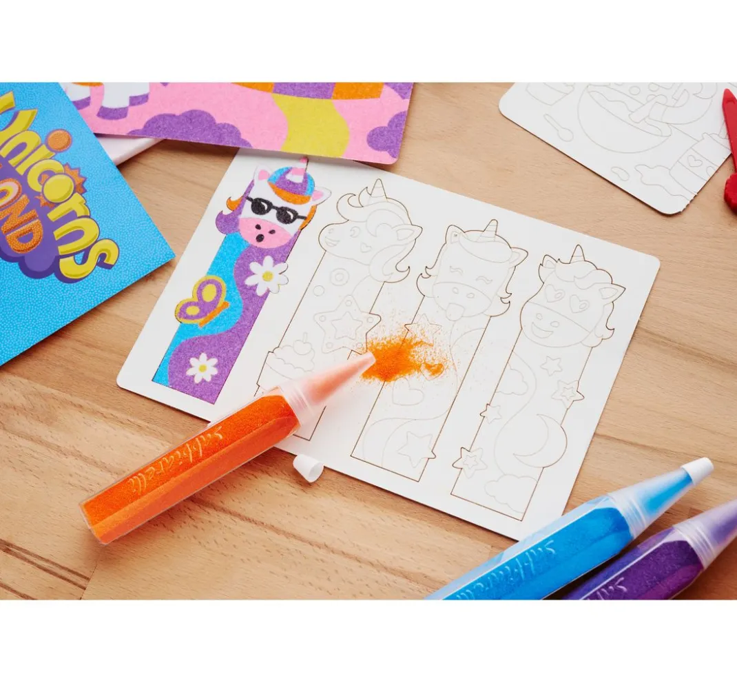 Kinder Sabbiarelli Sandbilder|Stifte & Marker>Sand-it for Fun Smart kit Unicorns Land