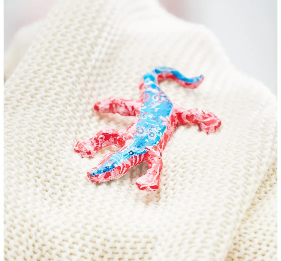 Kinder décopatch Holz|Décopatch>Salamander, Pappmaché