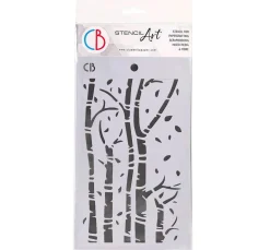 Ciao Bella Malschablonen|Schablonen>Schablone "Birch trees"