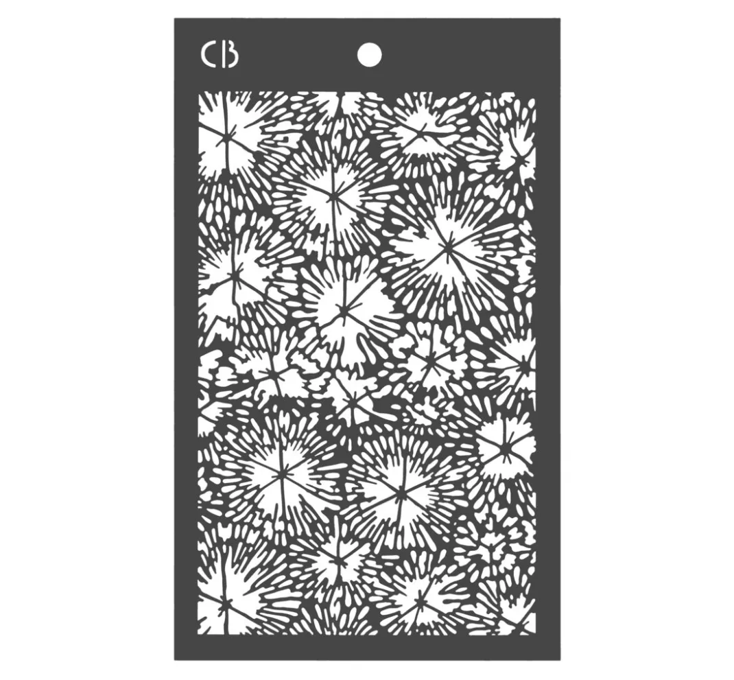 Ciao Bella Schablonieren|Malschablonen>Schablone "Coral Reef - Fossils"