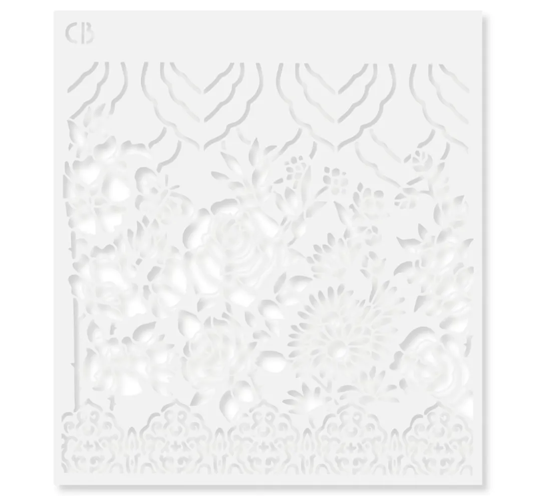 Ciao Bella Schablonieren|Malschablonen>Schablone "Flower"