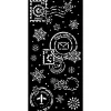 Stamperia Malschablonen|Schablonen>Schablone "Gear up for Christmas - Snowflakes"