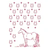 Stamperia Malschablonen|Schablonen>Schablone "Horse Shoe"